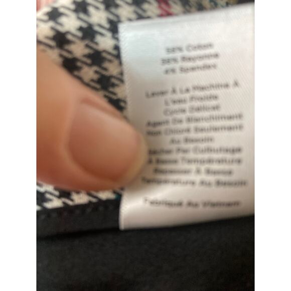 NWOT Talbots Hampshire Ankle Pants Houndstooth Size 14‎ - Picture 7 of 10